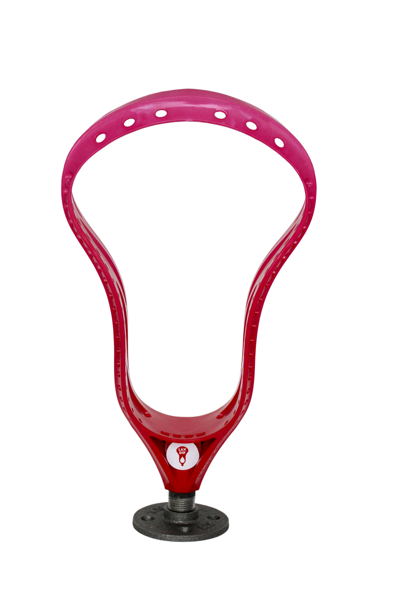 LaxDip Display Head (LaxRoom unbranded with a LaxDip Fade) - Cherry Red