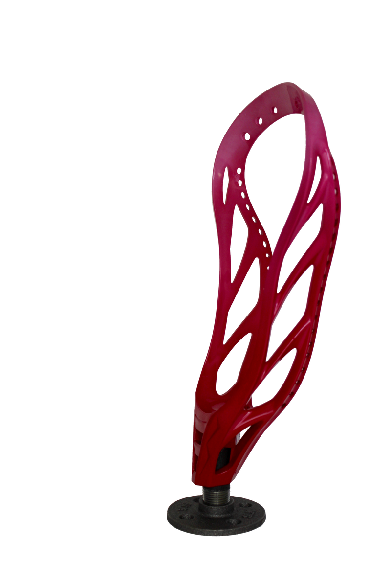 LaxDip Display Head (LaxRoom unbranded with a LaxDip Fade) - Crimson