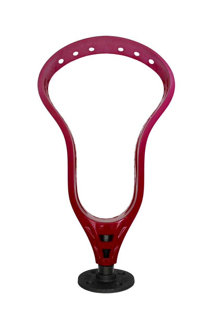 LaxDip Display Head (LaxRoom unbranded with a LaxDip Fade) - Crimson